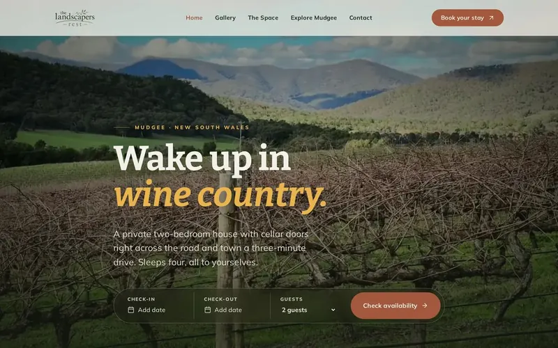 The Landscapers Rest website built by Automatrix