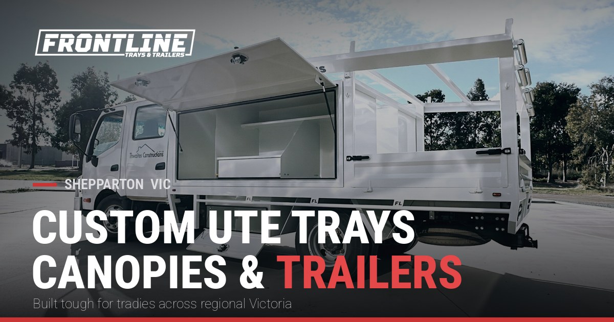 Frontline Trays & Trailers — custom ute trays and trailers, Shepparton VIC