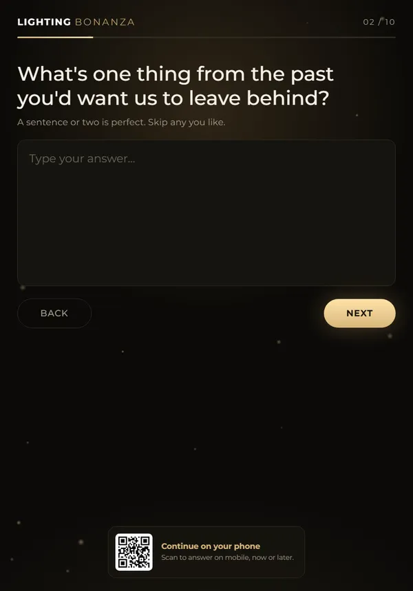 A question on the supplier kiosk: What's one thing from the past you'd want us to leave behind?